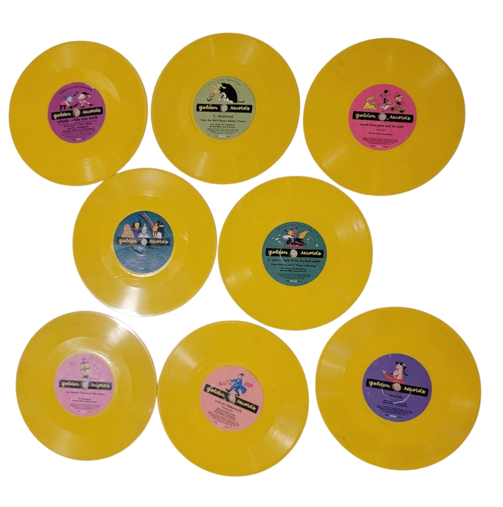 Vintage 50’s‎ Golden Records Lot of 8